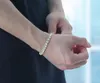 14K plaqué or hip-hop maïs femme femme bracelet de tennis zircon-microcasé 3mm 4mm 5mm bracelets 7ich 8inch longueur whosales