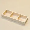 3 Gitter Blumentöpfe Box Tablett Holz Sukkulente Pflanze Fleischige Blumentopf Container Home Decor RRD6905