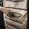 Organisateur de voiture 49 X 29 Cmcar toile outil suspendu sac stockage électricien matériel clé rouleau pochette transporteur fourre-tout