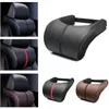 Coussins de siège de voiture universels, oreiller de cou à mémoire 3D en cuir PU, accessoires d'appui-tête, repose-tête intérieur du véhicule U5F4