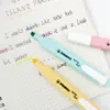 Textmarker Swing Coole Pastellfarben Textmarker 1 mm/4 mm Linienbreite Fokusstift zum Markieren von Studentenschlüsseln