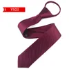 Fashion 5cm Necktie for Men and Women Slim Narrow Lazy Tie Easy to Pull Rope Neckwear Korean Style Wedding Party Aniversary Blue