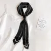 Scarves 2021 Korean Spring Autumn Narrow Strip Small Scarf Women Letter Hair Band Decorative Long Ribbon Tied Female93195212771