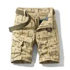 Mens Casual Shorts Sommar Bermudas Man Print Kort Byxor Business Style Work 210714