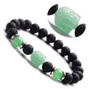 Strand Bouddhisme Yoga Chakra Pierre Naturelle Tête de Bouddha Perles Strand Bracelet Oeil de Tigre Améthyste Cristal Lave Pierre Diffuseur D'huile Bracelets Femmes Hommes Bijoux De Mode