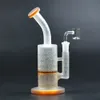 10 "Glassh Glass Bong Dab Rig com Quartz Banger Percolador Tubulação de Água RECYCLER Rigs Oil Splash Catcher Splash Guard Smoke Tubos Bongs