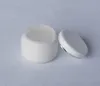 15g 30g 50g Double bottle Layers PP Cream Jar Packing Box With Lid White Color Plastic