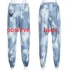 Femmes Papillon Imprimer Femmes Joggers Pantalon Casual Tie Dye Pantalon de survêtement Femme Bleu Baggy Élastique Wasit Harem Pantalon Streetwear Q0801