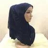Moda étnica Moda Amira Instant Hijab Underscarf Tampão com laço Muçulmana Mulheres de uma peça Longo Pescoço Cobrindo Femme cabeça Envoltório Headscarf