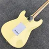 工場店のエレクトリックギターディープスカラップされたメープルの指板21フレットクリームyngwie Malmsteen Stギター