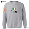 Moletons com capuz masculinos Ireland Men Sweatshirt Sweat Hip Hop Streetwear Soccer Jerseyes Footballer Tracksuit Nation Irish Flag Eire IE