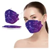 Masques de dessin animé d'impression pour adultes tissu en dentelle filée masque de protection en tissu soufflé fondu anti-poussière et anti-brume