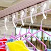 Hangers & Racks 40pcs Anti-drop Cloth Hanger Outdoor Windproof Drying Hook Falling Silicone Strip Buckle Of Clothes Clip