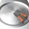 Spedizione gratuita alla porta USA Spedizione gratuita Cucina di qualità doppia round da 55 cm Panna istantanea Mestrimento Fritta Rolling Machine