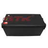 GTK Uppladdningsbar 12.8V 12V 250AH Li Ion Batteripaket med BMS för solskyddskraftsystem RV EV Solar Street Light Campingbil
