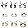 Andere Event Party Supplies Gothic Punk Frauen Antilope Schaf Horn Stirnband Wald Tier Cosplay Haarreifen Halloween Maskerade Teufel Kostüm