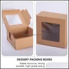 Gift Wrap Event Festive Party Supplies Home & Garden10Pcs Cake Cupcake Dessert Packing Boxes With Transparent Window Bakery Containers Drop