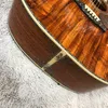 D45 Moule Full KOA Wood Real Shell Incrusté Guitare Acoustique