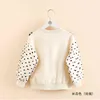 Spring Autumn Fashion 2 3 4 6 7 8 9 10 11 12 Years Children Outwear Cotton Lace Patchwork Sweatshirts For Kids Baby Girls 210414