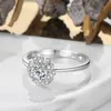 Anneaux de mariage Fleur d'été Secret 45 minutes Simulation Bague en diamant Amour Luxe