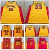 NCAA Koszykówka Oak Hill High School 33 Kevin Durant Jersey 22 Carmelo Anthony Uniwersytet Czerwony Żółty Zespół Kolor Oddychająca Koszula Czysta Bawełna Dla Sport Wentylatory High / Top