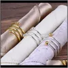 Metal Wedding Ring Special Spring Design Gold Napkin Rings Table Kitchen Serviette Holder Dinner Party Christmas Decoration Bfnuw Ijgcu