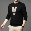 Men's Sweaters 2021 Fashion Brand Cool Knit Oversized Crew Neck Wool Pullover Sweater Men Graphic Autum Winter Casual Jumper Mens Clothes