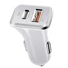 36W USB Fast Car Charger Quick Charge QC 3.0 Type C PD Auto USB argrogers for iPhone Samsung Xiaomi Mobile Captops