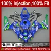 100% Fit Inpressionsform för Honda Body CBR 1000 RR CC 1000RR 1000cc 06-07 Bodywork 59No.40 CBR1000 RR CBR1000RR 06 07 CBR1000-RR 2006 2007 OEM Fairing Kit Movistar Blue