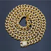 2021 12MM Miami Cuban Link Chain Bracelets Set For Mens Tennis necklace Bling Hip Hop iced out diamond Gold Silver rapper chains Women Luxury Jewelry Pendants) AA1