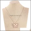 سلاسل قلادات المعلقات Jewelrynecklace Butterfly Pendant مزاج متعدد الاستخدام