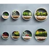 Moderne runde Eisen-Wandvase für Zuhause, Wohnzimmer, Restaurant, hängender Blumentopf, Wanddekoration, Sukkulenten-Pflanzgefäße, Kunstglasvasen 210401