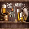 Custom 3D Po Bakgrund Retro Nostalgisk Ölmural Restaurang Bar KTV Winery Wall Decor Painting Wall Paper Papel de Parede 210722