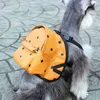Liten hund utomhus ryggsäck hundkläder mode tryckt orange husdjur väska teddy bulldog schnauzer ryggsäckar