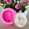 Candles 3D Art Body Candle Mold Female Perfume Plaster Silicone Fragrance Making Wax Mould