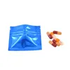 Storage Bags 100Pcs/lot 7.5x6.5cm(2.95"x2.56") Aluminum Foil Heat Seal Pouches Reclosable Zipper Retail Bean Package Bag
