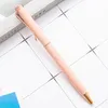 Canetas esferográficas 1 Piece Lytwtw's Lytwtw's Multicolor Metal Pen Office School Stracties Papelaria Rose Gold Presente