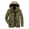 Männer Winterjacke Plus Size Militärjacke Männer Outdoor-Kleidung mit Kapuze verdicken Mantel männlich mit mehreren Taschen Mode Hohe Qualität 211204