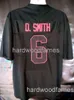 Anpassad Devonta Smith #6 Black Alabama Crimson Tide Football Jersey 150th Patch Men Women Youth Stitch för att lägga till valfritt namn XS-5XL