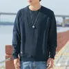 남성용 후드 스웨터 2022 패션 디자인 캐주얼 남성 풀오버 망 Crewneck 긴 소매 라운드 넥 스웨터