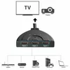 Switcher Splitter 1080P 3 In 1 Out Port Hub For DVD HDTV Xbox PS3 PS4 4K 3D Mini HDMI-compatible Switch 1 4b Party Favor228u