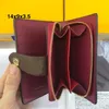 単一のジッパー財布赤いクレジットカードバッグホルダー高品質の有名な古典的な女性ホルダーコイン財布小さいキー財布