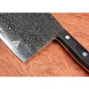 Hızlı Gönderen Tam Tang 7-inç Kasap Bıçağı Çok Amaçlı Çin Şef Bıçaklar Yüksek Karbon Paslanmaz Çelik Et Balta Perakende Kutusu Paketi ile Ağır Bıçak