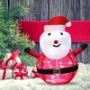 Outdoors Ogrodowy Dekoracja Boże Narodzenie Snowman Lampa LED Home Ozdoby świąteczne na rok 2022 Krajobraz ogrodowy Lampa trawnikowa 211012