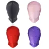 Fetish Bocca aperta Cappuccio Maschera Traspirante Gioco per adulti Festa erotica Occhio sexy BDSM Copricapo Schiavo Bondage Giocattolo del sesso Q08188294811