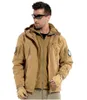 Lurker Shark Skin Soft Shell Tactical Jacket男性防水ウインドブレーカーフリースコートハント服迷彩陸軍軍事210923