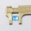 8 mm * 10 mm Real Natural Light Blue Topaz Loose Gemstone Partihandel Gemstones För Smycken Butik 2,5 ct Oval Cut Topaz Gemstone H1015