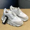 Italien Designer Casual Skor Reflekterande Höjd Reaktion Sneakers Flerfärgad Mocka Gummi Pläd Trippel Svart Vit Prickig Män Kvinnor Chaussures Sport 36-45