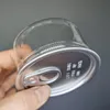 3,5 g Clear Pet Tenn kan torka örtblomma Barnsäkra koncentratbehållare 100 ml Kapacitet 33 * 65mm Lufttät plastburk med lockmat