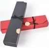 Scatola di carta per cioccolatini alla moda Scatole per imballaggio di regali di cioccolato per feste rosse nere per forniture di compleanno di Natale di San Valentino
